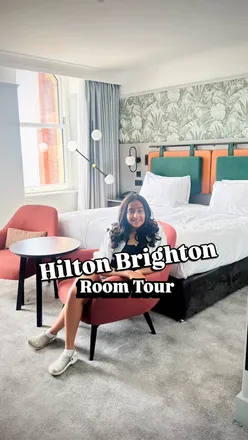 Room tour at DoubleTree by Hilton Brighton Metropole, featuring seaside views and spacious comfort.