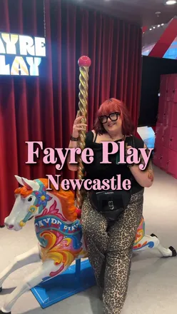 Sneak peek of @fayreplay opening in Newcastle with carnival games, cocktails, and @burgerdropuk's delicious burgers.