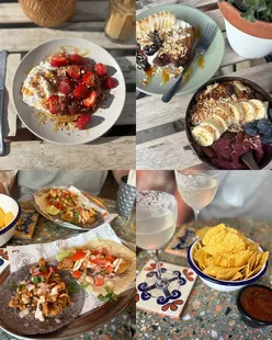 Enjoying vegan pulled jackfruit tacos and cocktails at Dos Dedos, a 100% gluten-free bar in Bath.