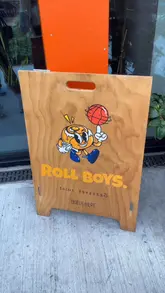 Delicious cinnamon rolls and pastries at Roll Boys in Hackney Wick, perfect for sweet-toothed foodies!