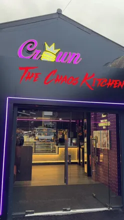 Delicious dishes from Crown The Chaos Kitchen in Bradford, showcasing bold flavors and cozy vibes.