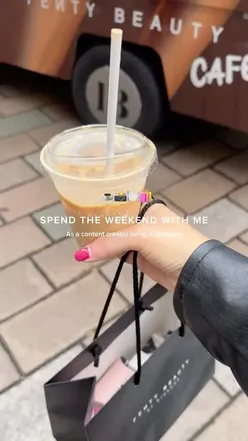 Weekend adventures in Glasgow with a content creator, showcasing @piatto44, @fentybeauty, and @cuisinart_europe.