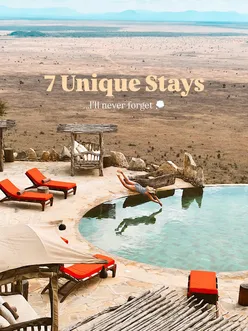 Unique sleeping experiences at Lions Bluff Lodge, Castello di Monterone, Mleiha Glamping, and more around the world.