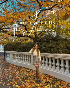 Autumn in the UK: Explore historic cities and charming villages like Cambridge, York, and Bath for a magical experience.