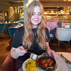 Guests enjoying seasonal dishes and cocktails at Browns Brasserie in Kingston, celebrating their autumn menu.