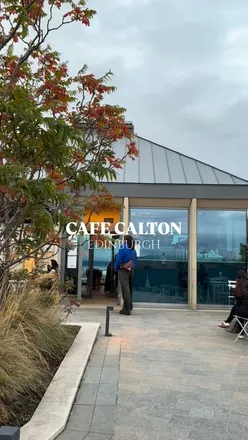Enjoying dinner with a stunning Edinburgh skyline view at Café Calton while tasting their autumn/winter menu delights.