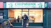 Delicious fish and chips served at 'God Bless The Chippy' with a teaser for an upcoming YouTube video.