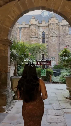 Guests enjoying a magical stay at Lumley Castle, complete with elegant decor and a regal ambiance.