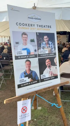 Festival of Food and Drink at Thoresby Park, Nottinghamshire, showcasing delicious dishes and vibrant food culture.