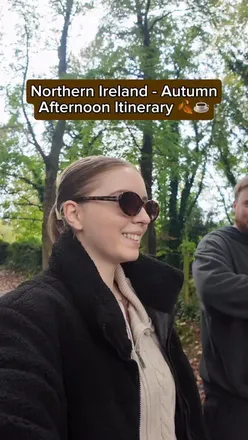 Exploring Northern Ireland's autumn spots: Ulster Folk Museum, Funstation, and Knoops hot chocolate in Belfast.