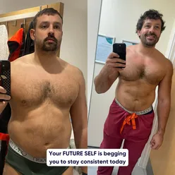 Motivational quote on consistency for fitness enthusiasts during the weekend