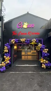 Delicious parmo and pizza at Crown Chaos Kitchen in Bradford, rated 8/10, great value for £46.