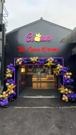 Delicious parmo and pizza at Crown Chaos Kitchen in Bradford, rated 8/10, great value for £46.