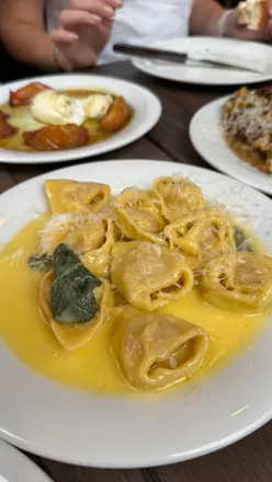 Delicious Italian dishes at Malocchio in Glasgow, featuring tortelloni, ragu, pizza, and more.