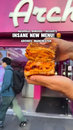 Delicious new menu highlights at Archies: Nashville Chicken Sando, Halal Bacon Jam Burger, and more!