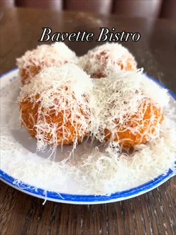 Decadent date dishes at Bavette Bistro in Horsforth, Leeds, showcasing comté cheese croquettes and seasonal delights.