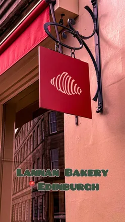 Delicious pastries and croissants at Lannan Bakery, the best bakery in Edinburgh.