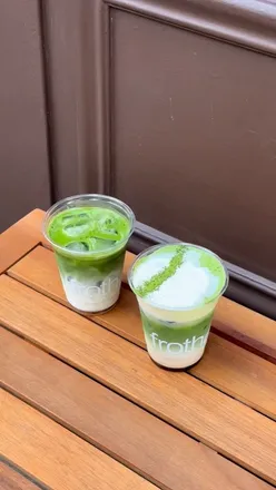 Delicious matcha treats and cookies at a popular London cafe, perfect for Instagram lovers.