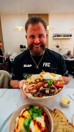 Breakfast at Green Monkey in London featuring delicious dishes, perfect for food lovers seeking something special.