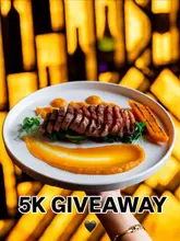 Celebrating 5K followers with a £100 giveaway at The Vault restaurant in Crowthorne. Join now for a chance to win!