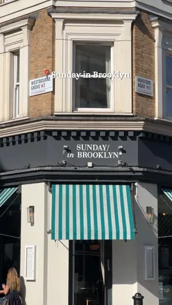 Brunch at Sunday in Brooklyn, a vibrant American restaurant in Notting Hill, London, featuring pancakes and warm hospitality.