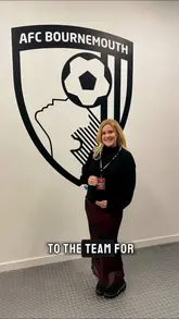 Enjoying match day hospitality at AFC Bournemouth with a three-course meal and exciting football atmosphere.