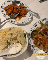 Belated birthday dinner at Dragon Palace, enjoying family favorites like chicken balls and aromatic duck.