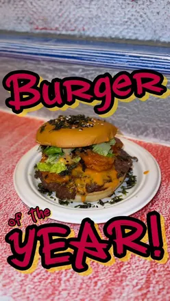 Delicious burgers showcased at a top London spot, renowned for its incredible smashed patties and vibrant atmosphere.