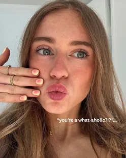 Personality-focused photo showcasing relatable traits and authentic beauty, emphasizing self-acceptance and individuality.