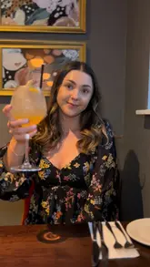 A fast-paced compilation video featuring a wide array of food and drink items from various hospitality venues, serving as a year-end recap for a food blogger.
