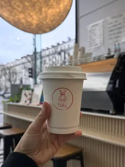 @toki_london Korean coffee and matcha shop in South Kensington 🇰🇷 #londoncoffeeshops #londoncoffeecups #londoncoffee