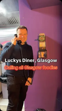 Soft launch at Luckys Diner on Paisley Road West, featuring a tasting menu for foodies and a quarter of a burger each.