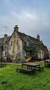 A promotional reel showcasing a stay at The Ragged Cot, featuring a Sunday roast, hotel room, and breakfast.