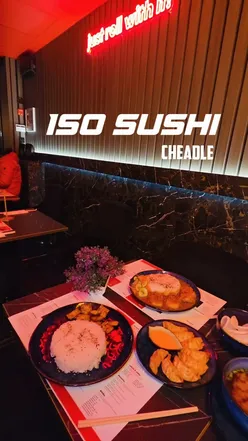 Are you looking for a vibey Japanese spot in Manchester? Well then you have to check out ISO Sushi in Cheadle 🍣
.
.
As well as serving up delicious sushi, they also do all manner of dishes including bao buns, gyozas, katsu curries and so much more ✨️
.
.
HERE'S WHAT WE TRIED:
- Miso Soup 🍲
- Chicken Gyozas 🥟
- Chicken Teriyaki with Rice 🍚
- Tofu Katsu Bento 🍛
- Dorayaki 🥞
- Bubble Tea 🧋
.
.
Loved it here! I got the chicken gyozas and they were so crispy, loved the filling and they came with a nice dipping sauce! I also the chicken teriyaki - really enjoyed the flavour! My friend got the miso soup and the tofu katsu bento and really enjoyed them 👏🏻
.
.
We ended our meal with Dorayaki - the pancakes were so fluffy and pillowy and I really liked the flavour of the custard filling 😍 loved the bubble tea drinks too! 
.
.
This place is so cool - the vibes, the music, the neon lights! Proper vibey - food is great too 🙏
.
.
📍ISO Sushi @isosushi 
✉️ Invite 
.
.
#food #foodie #foodblogger #manchester #japanesefood  What's your vibe?