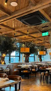 Bright morning at Jean-Georges Rooftop with quality Irish breakfast classics and stunning Dublin views.