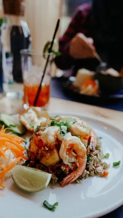 Delicious Thai dishes and famous cheesecake at The Thai Bar and Restaurant in Glasgow Southside.