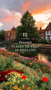 Fairytale destinations in England including Castle Combe, Bath, and St Dunstan, perfect for a magical getaway.