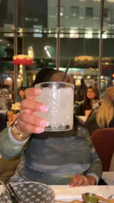 A vlog-style review of a Friday night bottomless tequila and taco offer at The Palm House in Victoria, London, showcasing the food, drinks, and the transition from a dining atmosphere to a club-like environment.