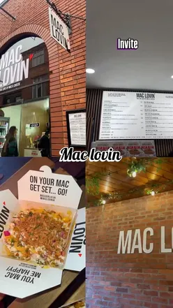 Delicious crispy chick and Bombay dips mac & cheese featured at Mac Lovin in Leicester.