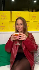 A short, upbeat reel showcasing a baking experience at a venue called Bake It in Bristol. The video follows two creators as they enjoy cocktails, follow a baking recipe, and decorate their own cakes, highlighting the social and fun nature of the activity.