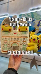 The video features a creator visiting the Pokémon pop-up shop located at the Natural History Museum in London. It provides a quick tour of the available merchandise, including plush toys, notebooks, and mugs, while highlighting the museum's exterior.