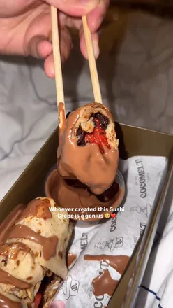 Delicious dessert showcase featuring chocolate treats at a London eatery, perfect for chocolate lovers!