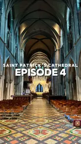 A testimonial-style video featuring a local Dubliner sharing her first-time experience visiting Saint Patrick's Cathedral, highlighting the interactive nature of the tour and the importance of supporting local heritage sites.