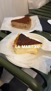 A short, engaging review of La Maritxu in London, focusing on their signature Basque cheesecake. The creator introduces the venue as part of a series on repeat-visit spots, highlighting the texture and flavor of both the classic and tiramisu versions.