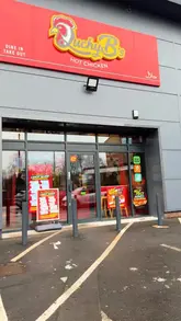 A fast-paced promotional video for Lucky B's, a Nashville-style chicken restaurant. The video features a montage of the venue's interior, including ordering kiosks, and a wide variety of their menu items such as burgers, loaded fries, mac and cheese, mozzarella sticks, chicken tenders, milkshakes, and cookies.