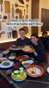 A couple visits Malabar Hut in East Ham, London, to sample a variety of authentic Kerala dishes, including Beef Mandi, Meen Pollichathu, and traditional Chaya. The video highlights the restaurant's focus on Malabar cuisine and its welcoming interior.