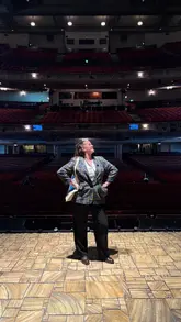 The creator takes viewers on a behind-the-scenes tour of the Edinburgh Playhouse for a production of Matilda the Musical. The video includes shots of the stage, backstage areas, and the front-of-house experience, including drinks and themed cupcakes, before concluding with a recommendation to see the show.
