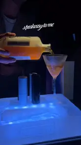 A short, atmospheric video showcasing a new speakeasy bar called MDNT. The footage features the bartender preparing cocktails, close-ups of the drinks, and the moody, dark interior of the venue.