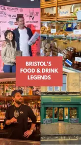 A fast-paced listicle video showcasing the winners of the Bristol Legends food and drink awards, featuring clips of the creator visiting various local venues and highlights from the awards ceremony.