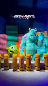 A promotional video showcasing the Mundo Pixar immersive exhibition in London. The reel features a montage of various life-sized sets from popular Pixar films, including Monsters Inc., Up, Toy Story, and Cars, highlighting the interactive and nostalgic nature of the experience.